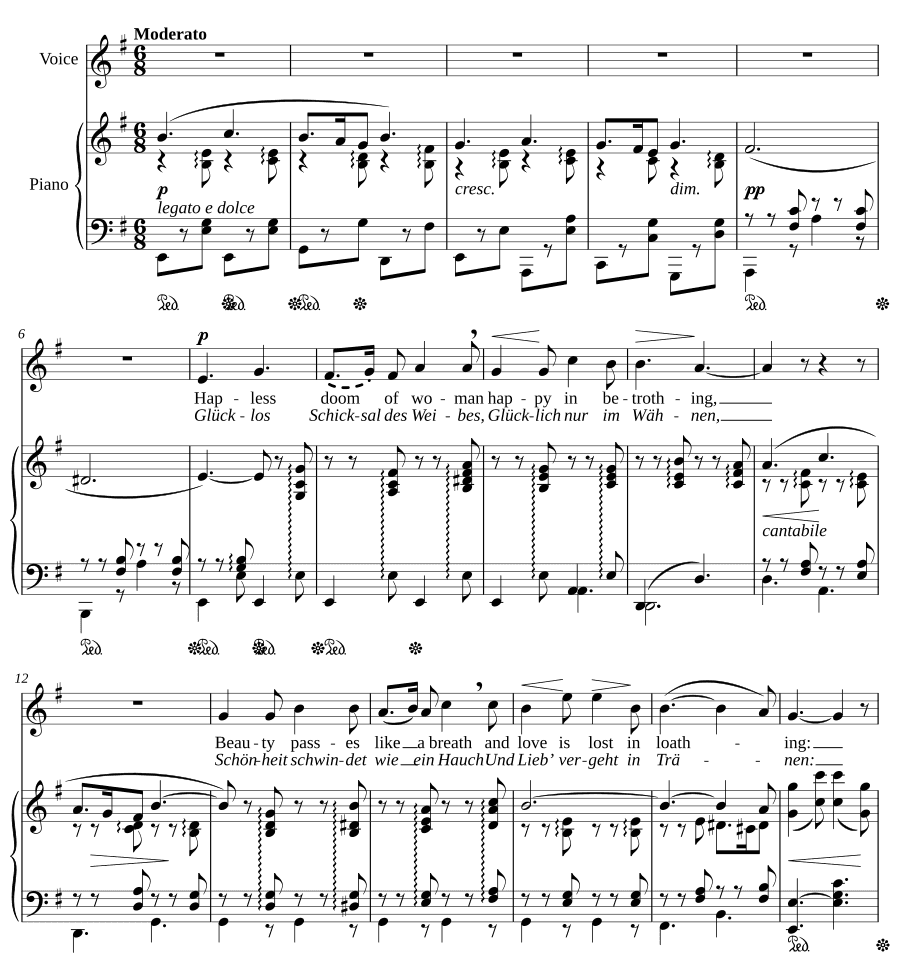 Песня королевы Марии (Queen Mary’s Song). 7 песен