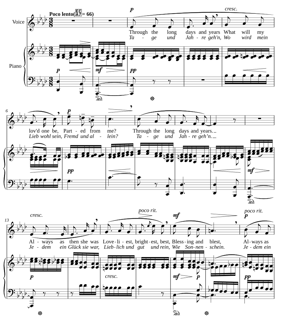Сквозь долгие дни (Through the Long Days). 7 песен