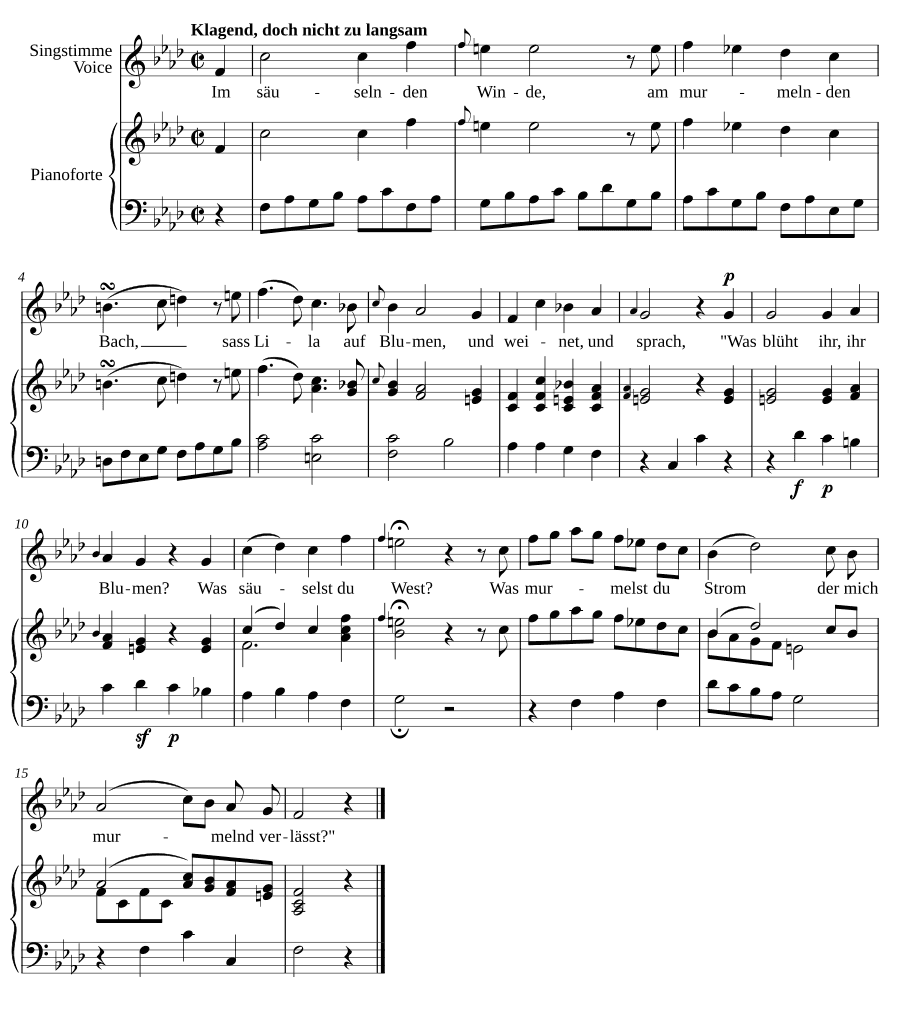 Девушка на берегу (Das Mädchen am Ufer). 25 песен [2]