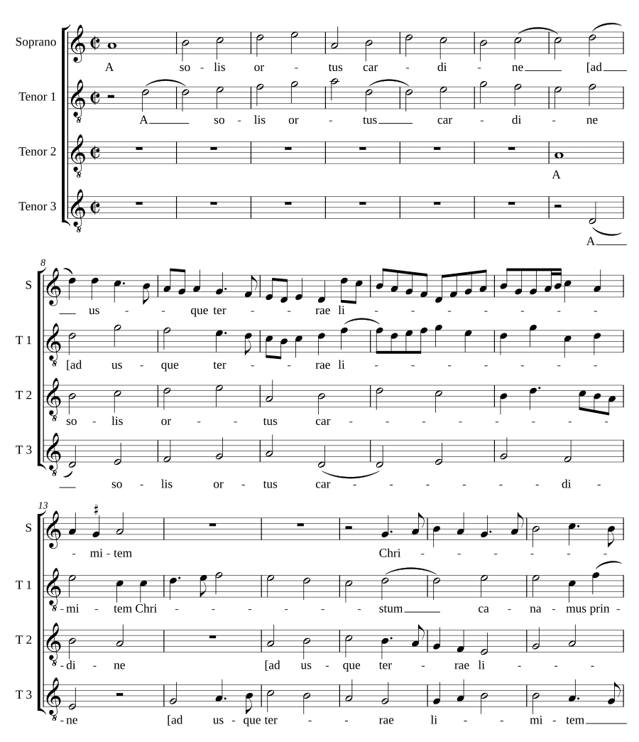 От восхода солнца (A solis ortus)