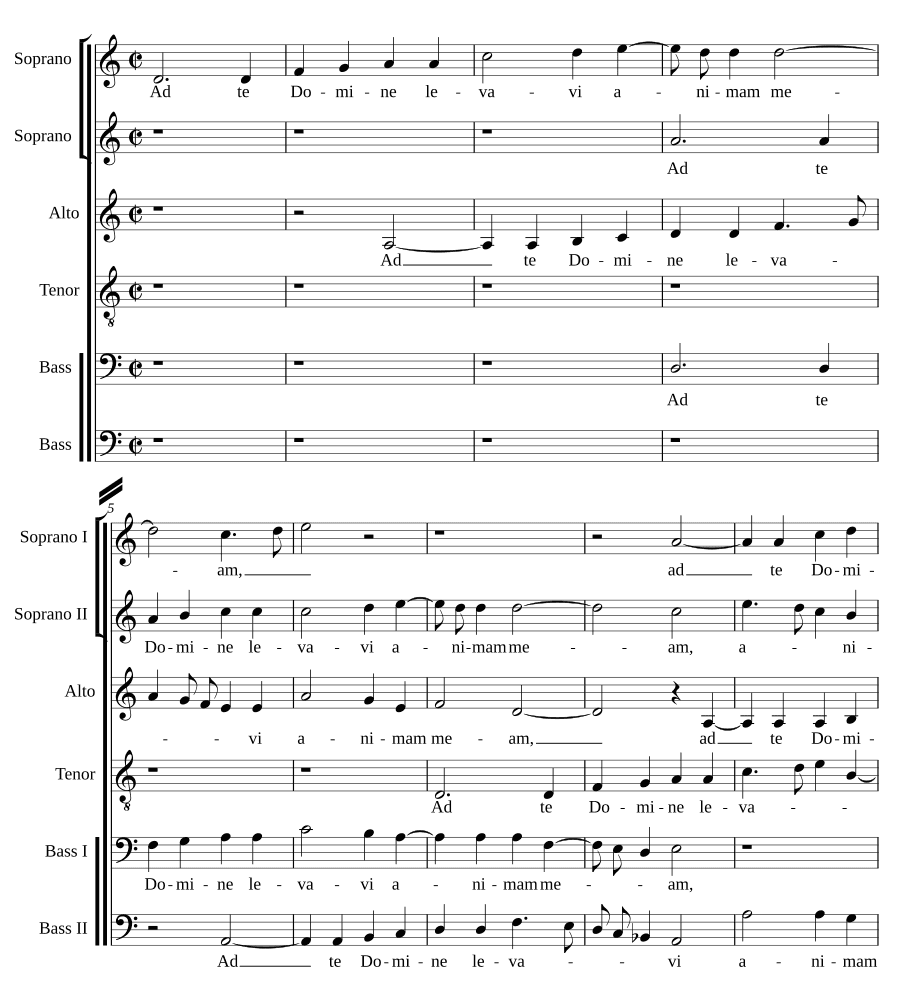 К Тебе, Господи, вознес я (Ad te Domine levavi)