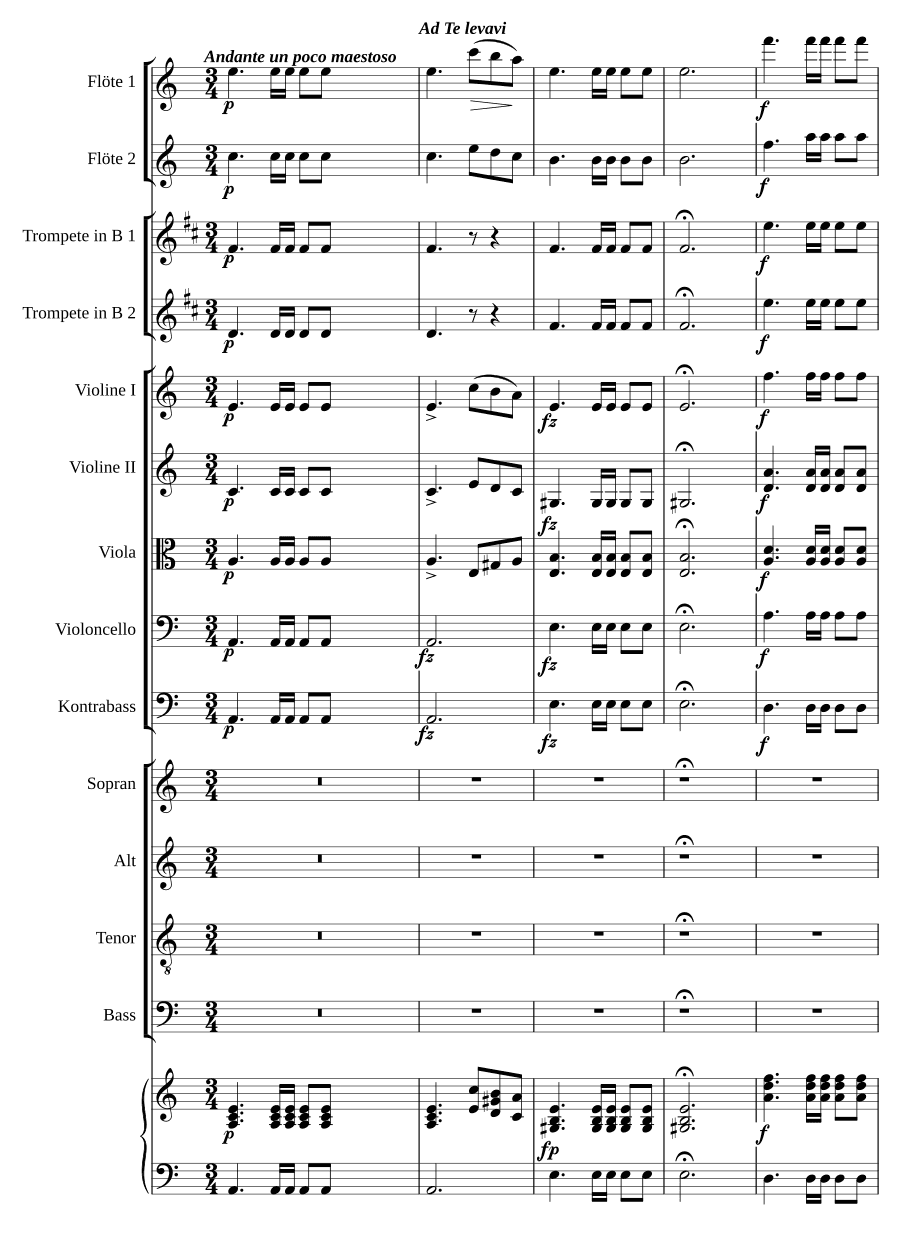 К Тебе возношу, соч. 9 № 10 (Ad te levavi, Op. 9, No. 10)