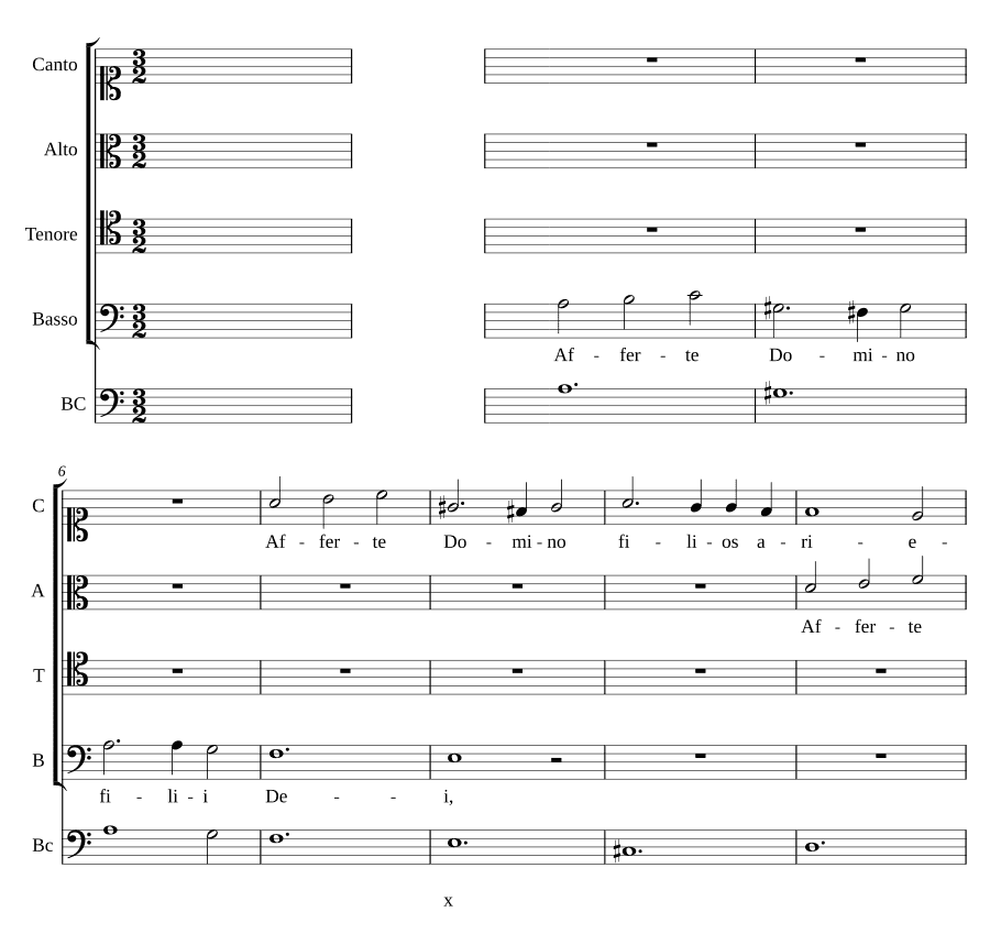 Принесите Господу (Afferte Domino)