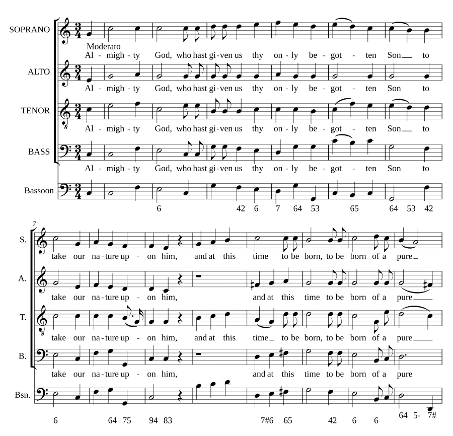 Всемогущий Бог, Который дал (Almighty God, who hast given)