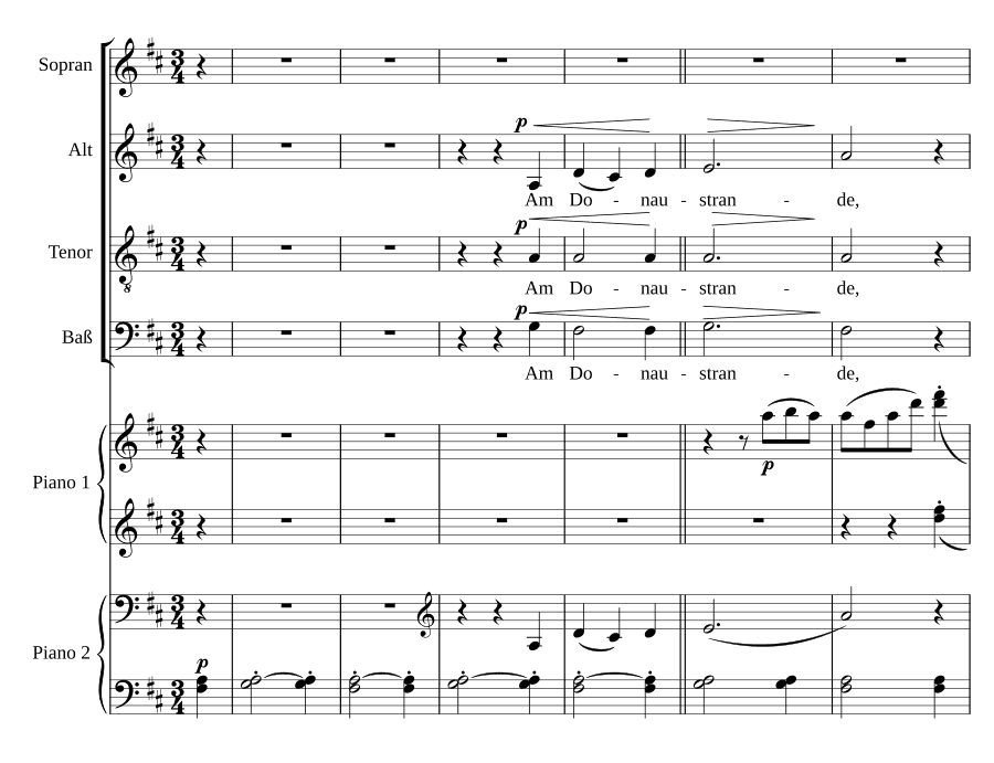 На берегу Дуная, соч. 52, № 9 (Am Donaustrande, Op. 52, No. 9)