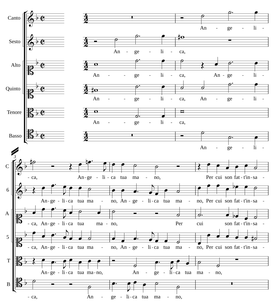 Твоя ангельская рука (Angelica tua mano)