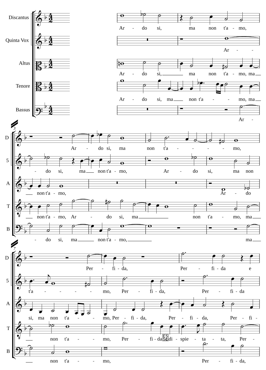 Горю, да, но не люблю тебя (Ardo sì, ma non t'amo) (Пьетро Раньо)