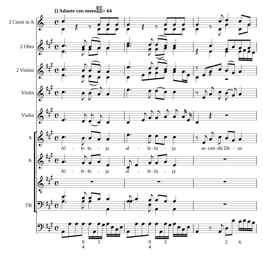 Вознёсся Бог, MH 365 (Ascendit Deus, MH 365)