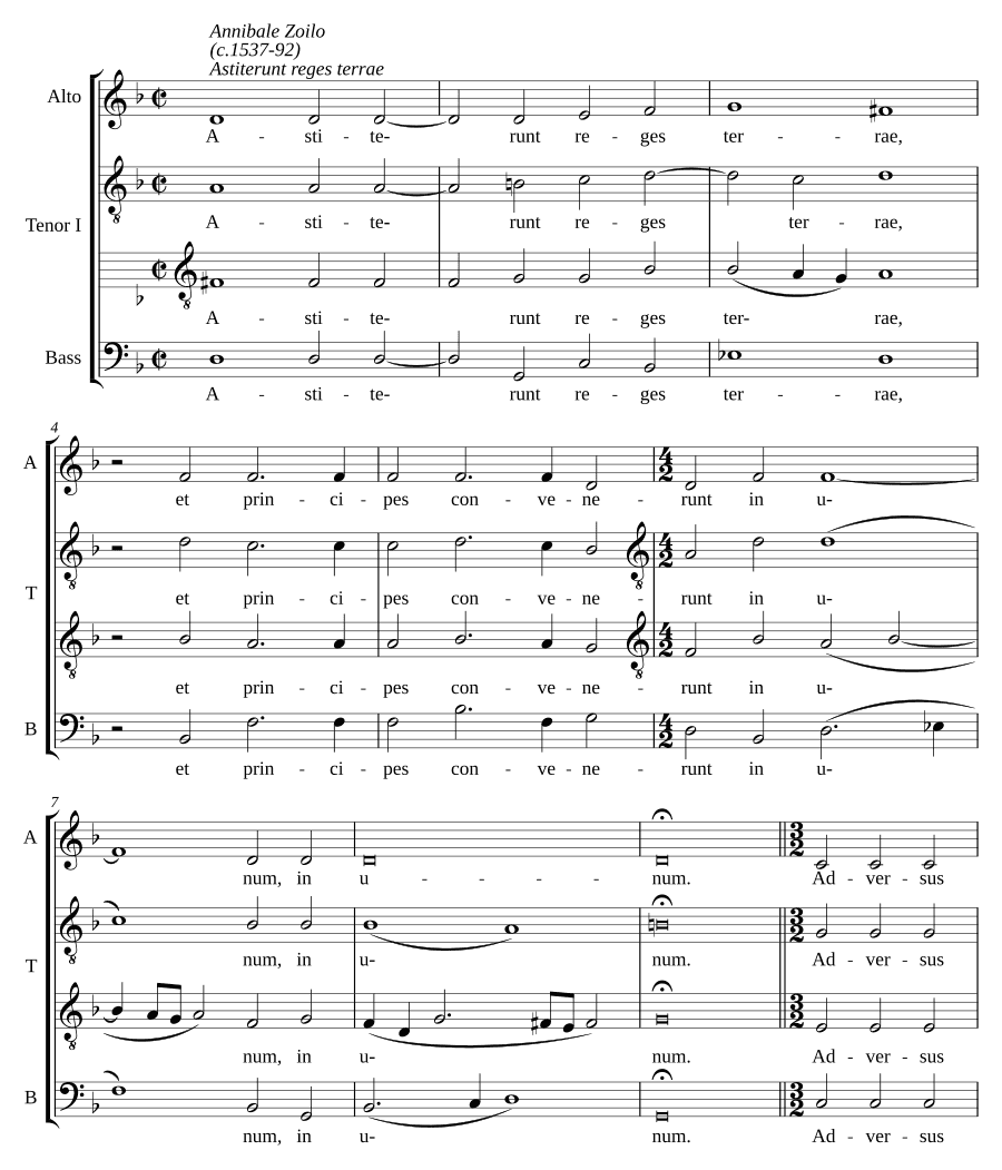 Стояли цари земли (Astiterunt reges terrae)