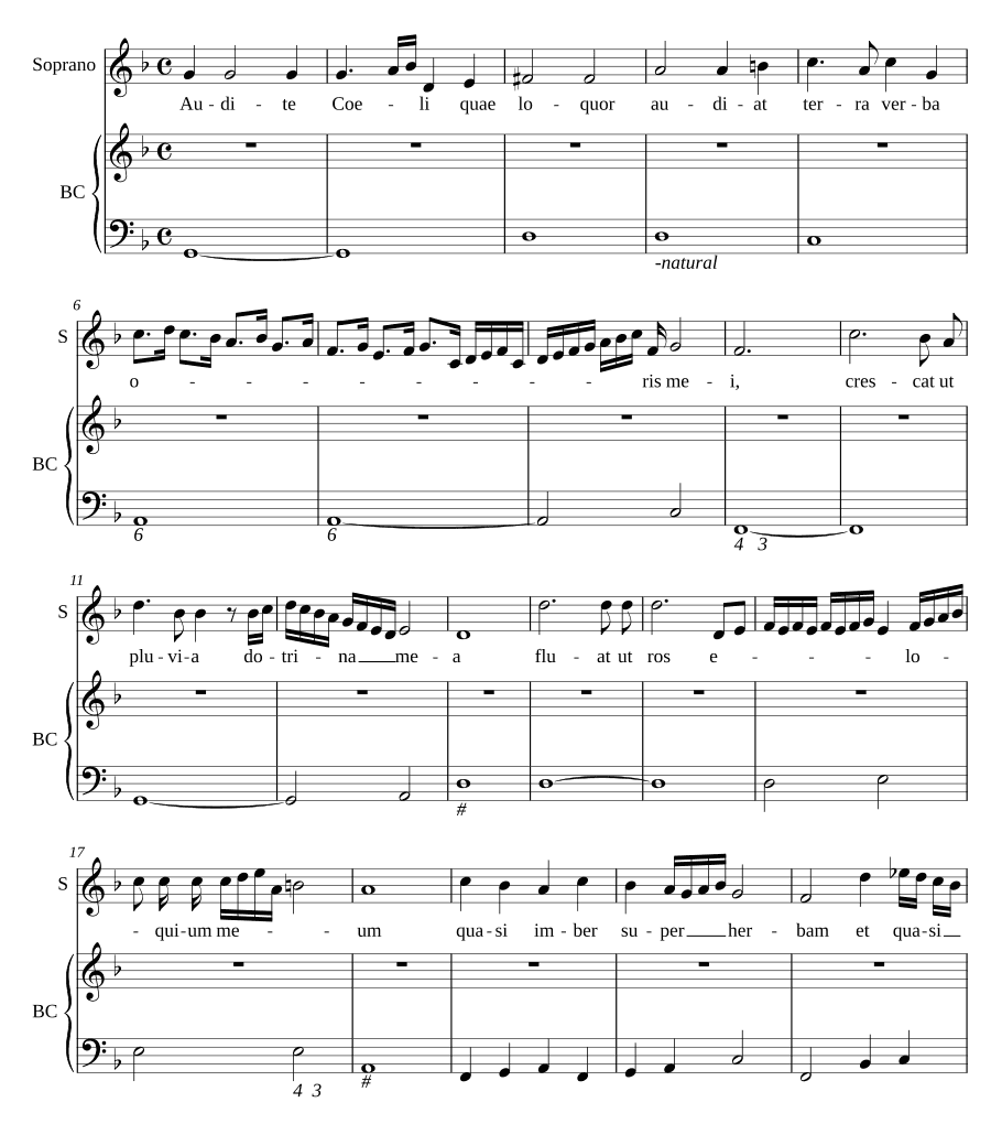 Слушайте, небеса (Audite coeli)