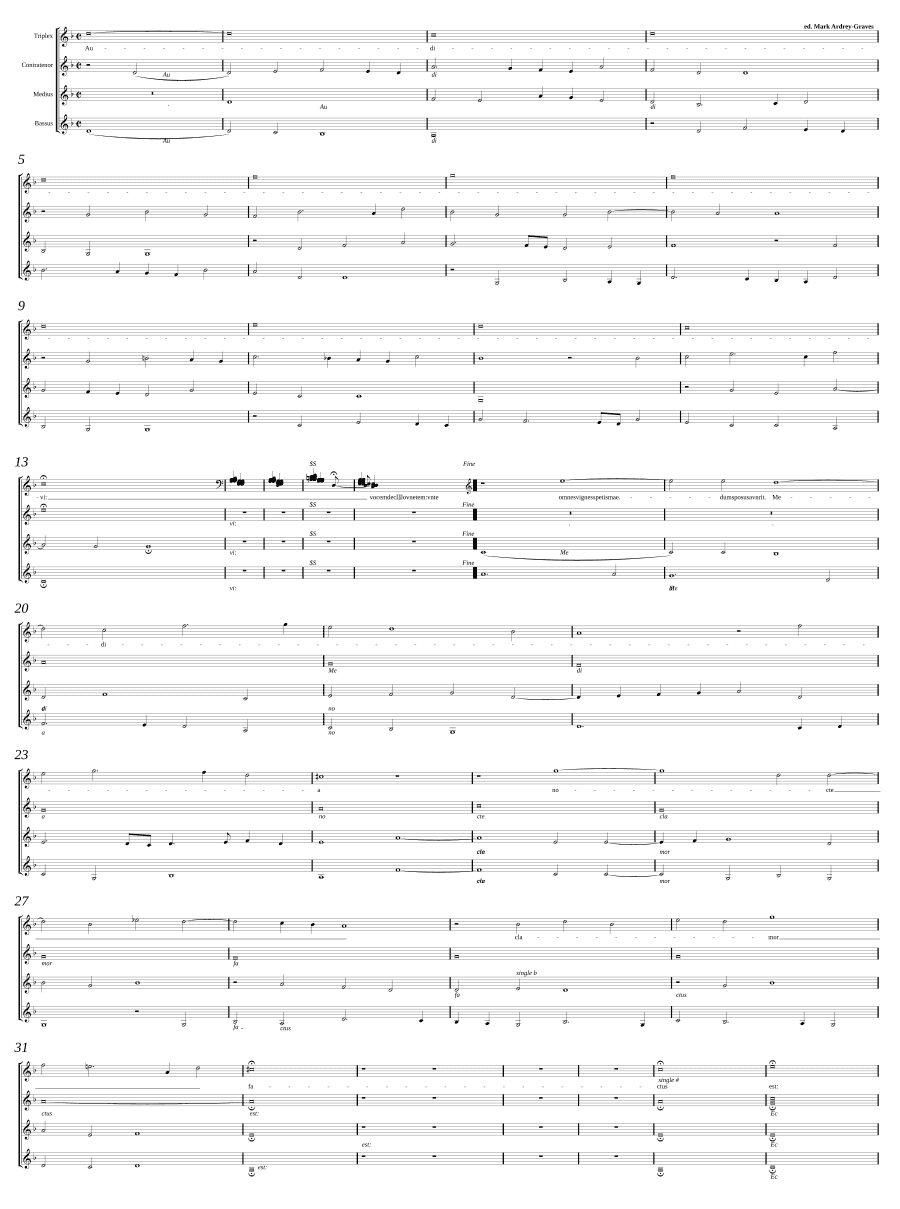 Слышал: в полночь (Audivi: Media nocte)