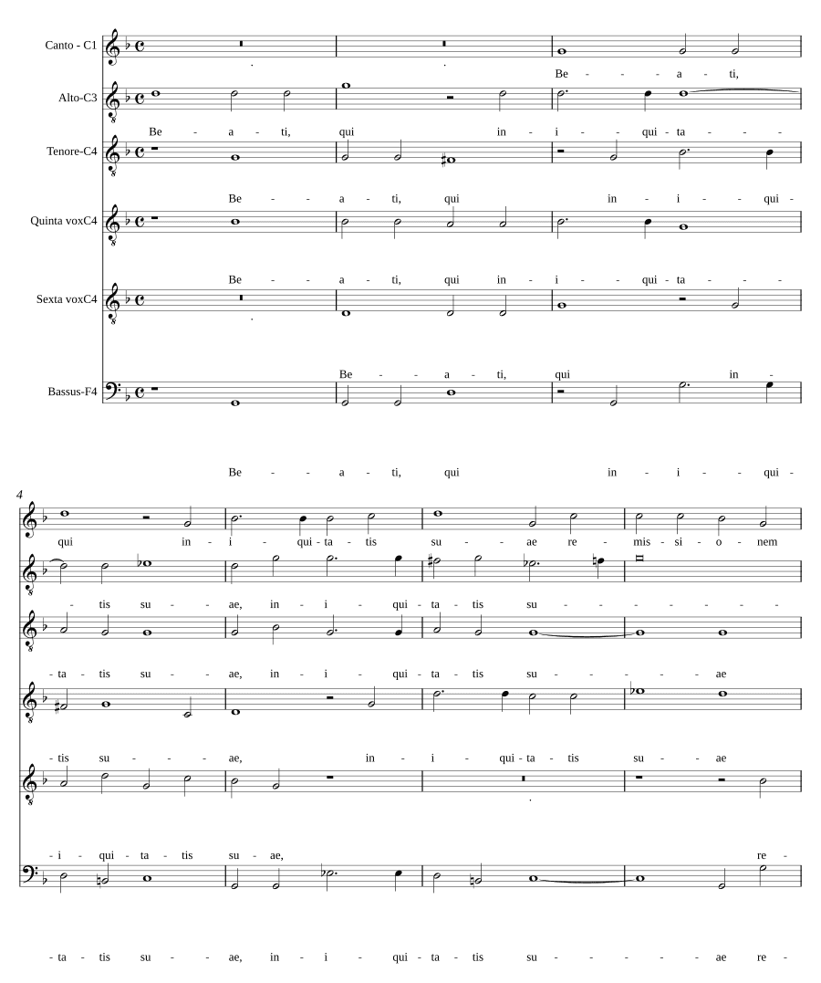Блаженны, кто в беззаконии (Beati qui iniquitatis)