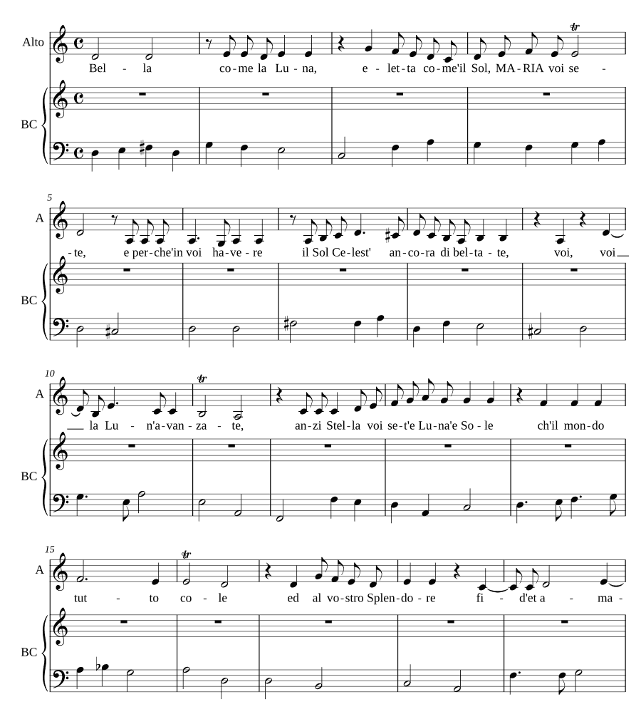 Прекрасна, как луна (Bella come la luna)