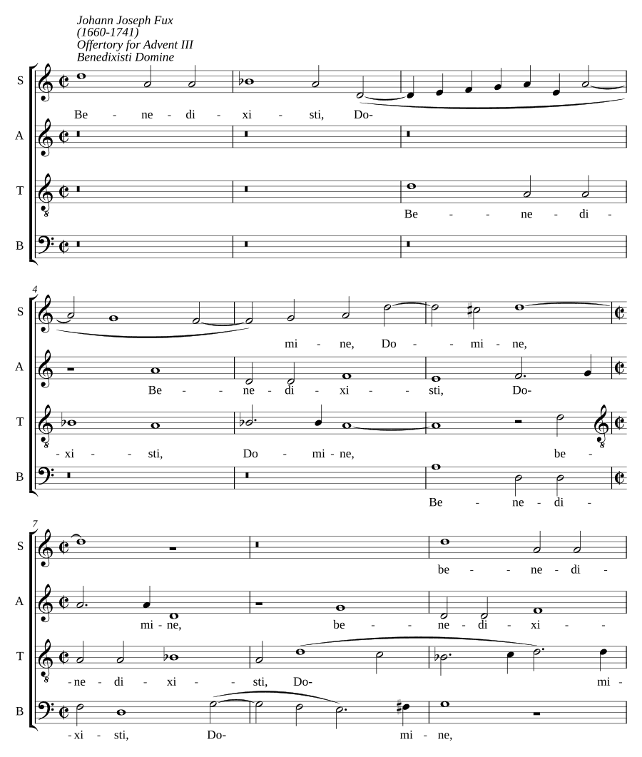 Ты благословил, Господи (Benedixisti Domine, K150)
