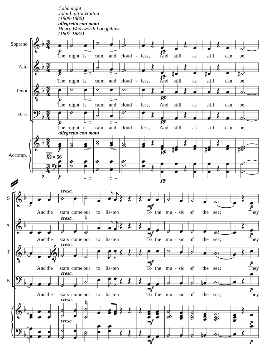 Тихая ночь (Calm night)