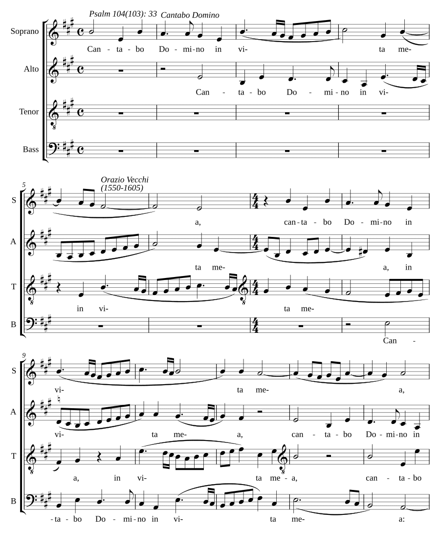 Пою Господу (Cantabo Domino)