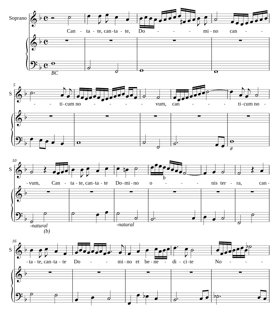 Пойте Господу (Cantate Domino)