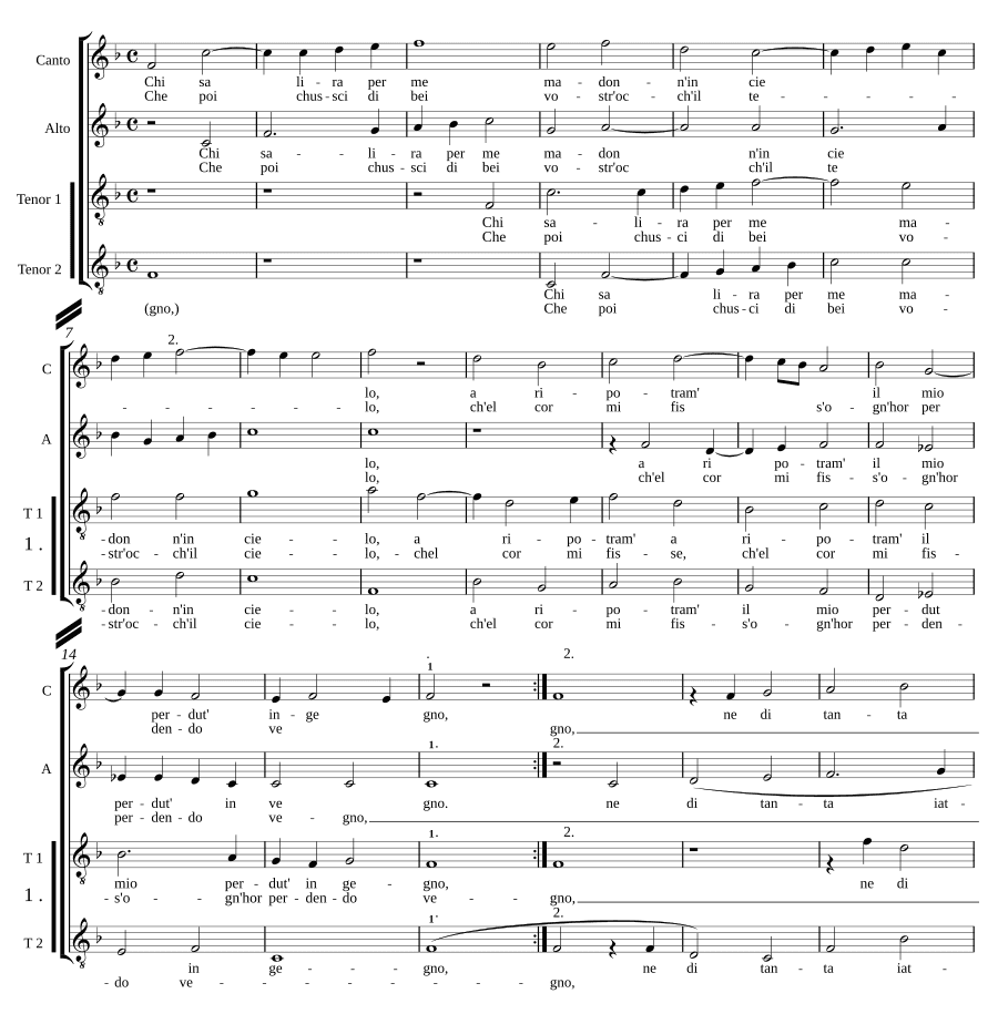 Кто взойдет за меня (Chi salirà per me)