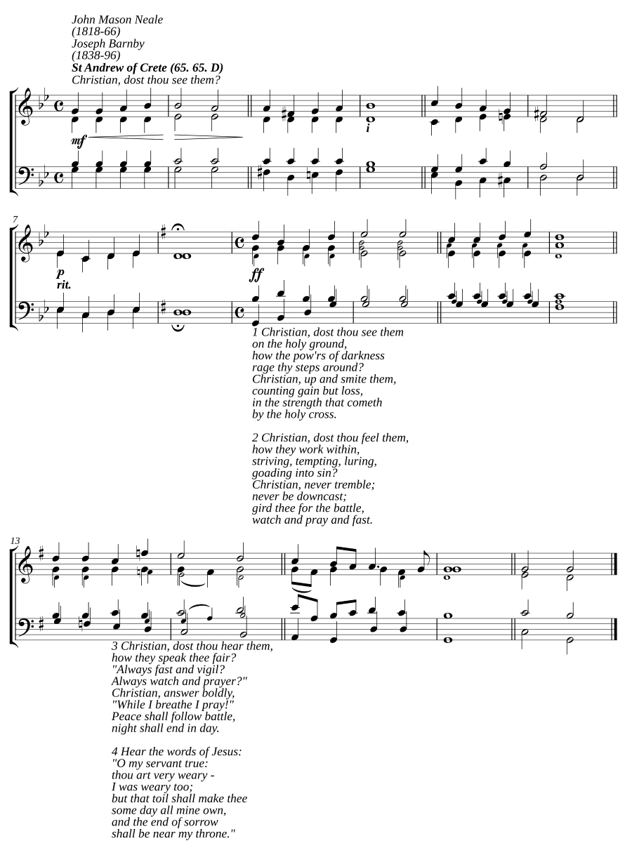 Христианин, видишь ли ты их? (Christian, dost thou see them?)