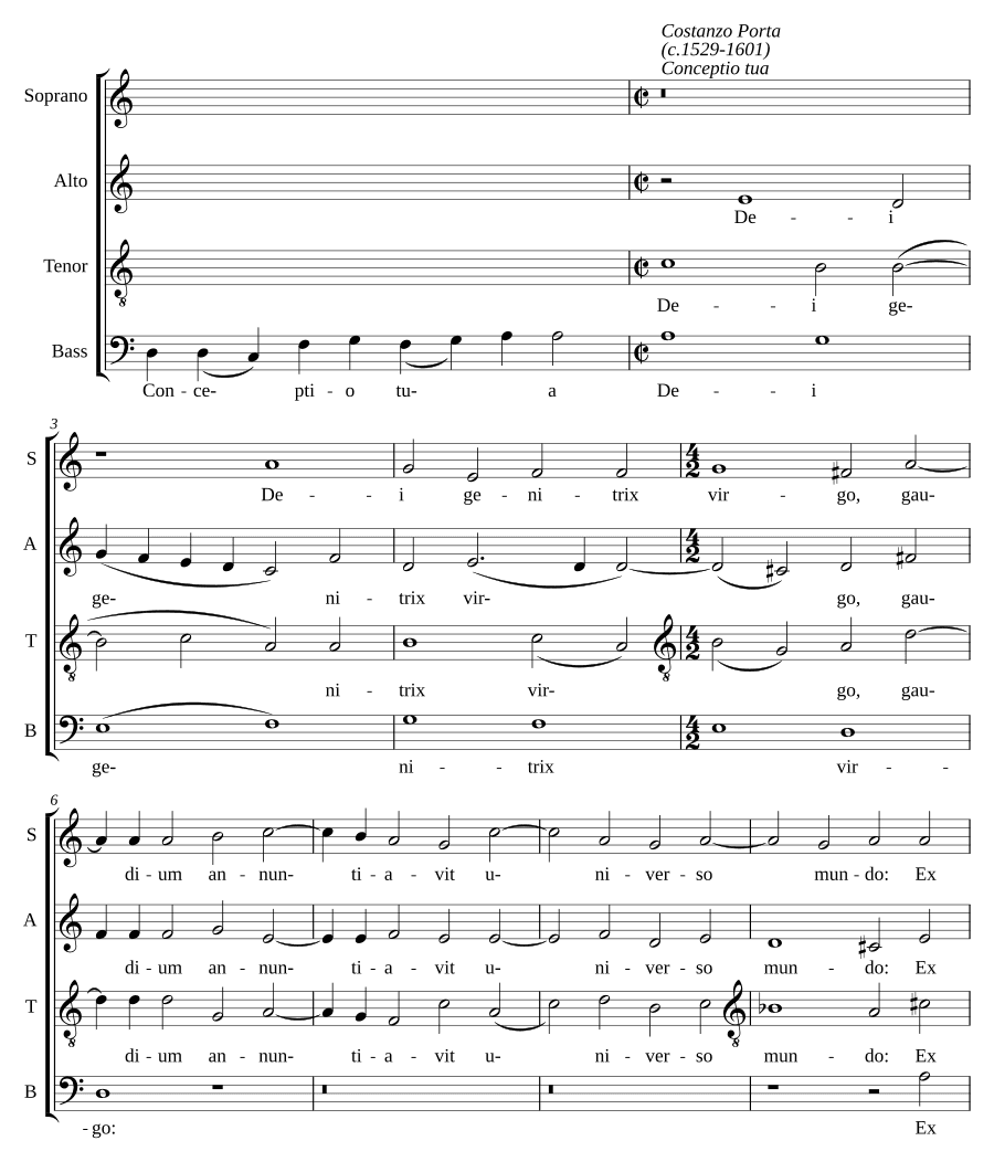 Твоё зачатие (Conceptio tua)
