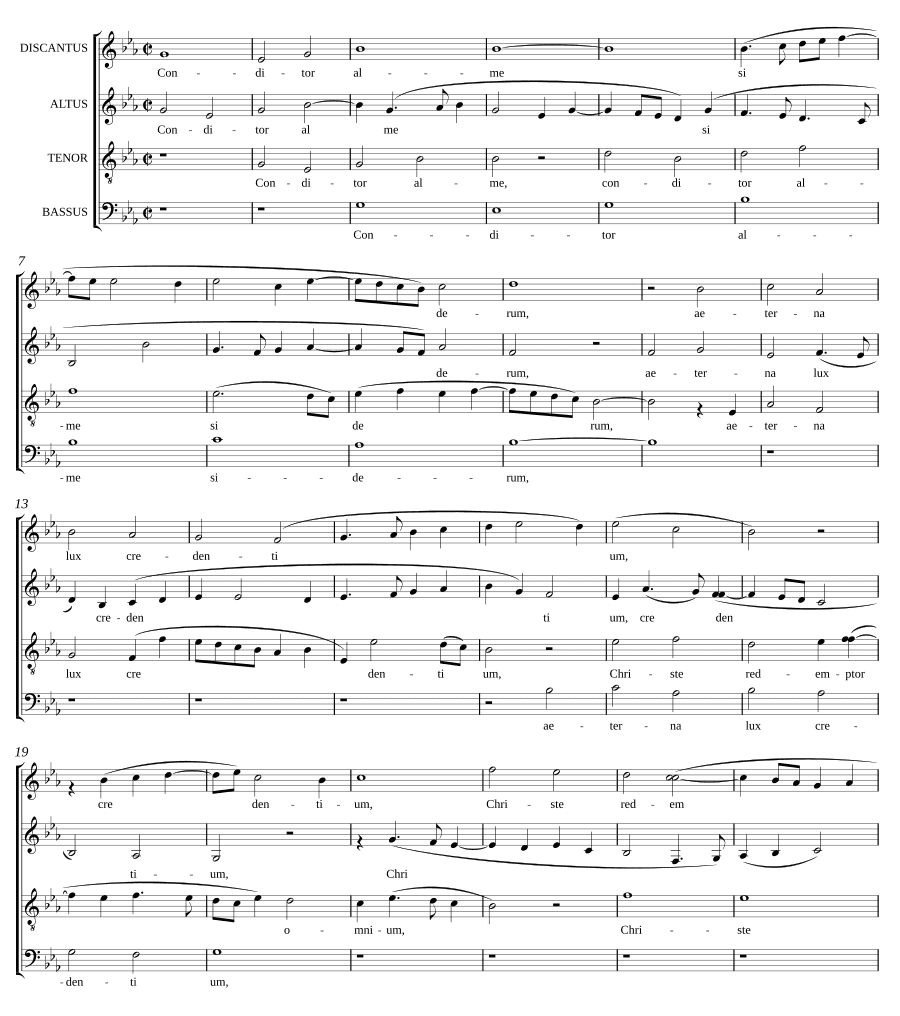 Создатель звезд (Conditor alme siderum)