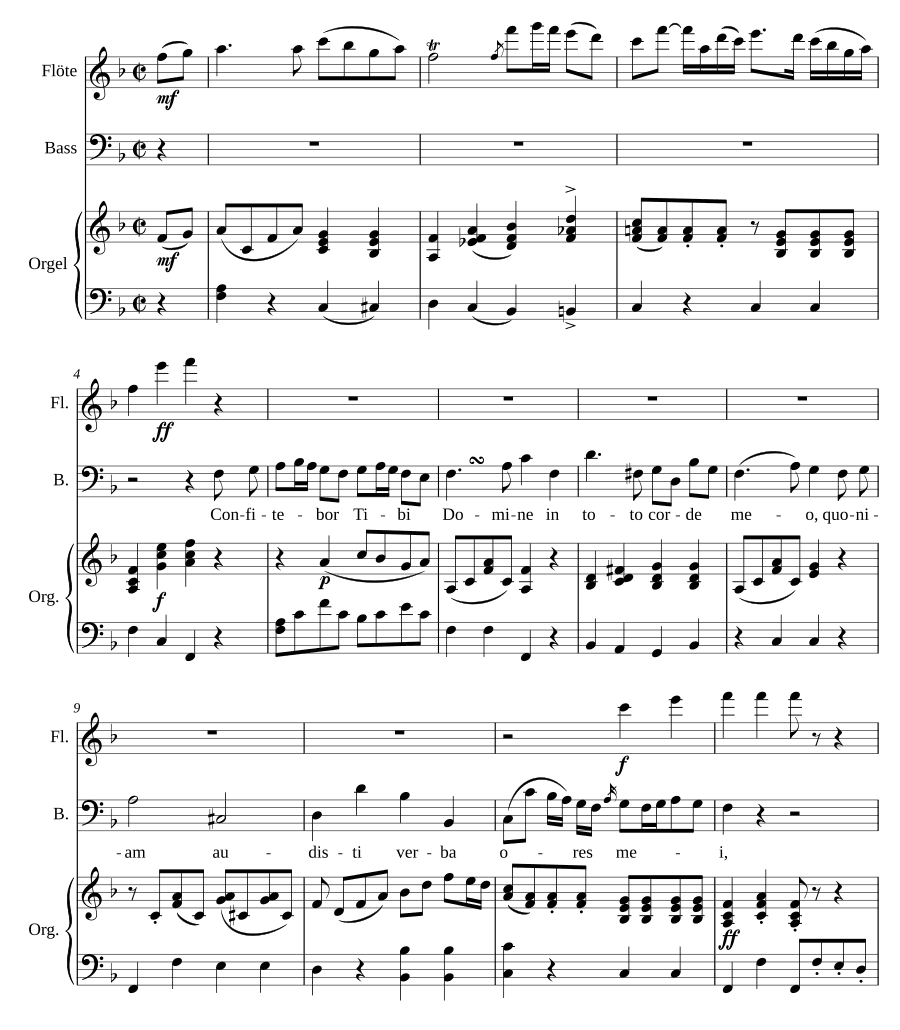 Буду славить Тебя (Confitebor tibi)