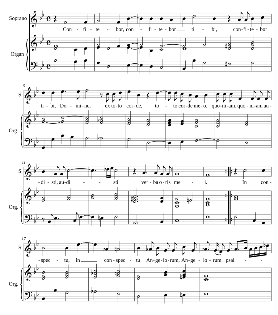 Буду славить Тебя, Господи (Confitebor tibi Domine)