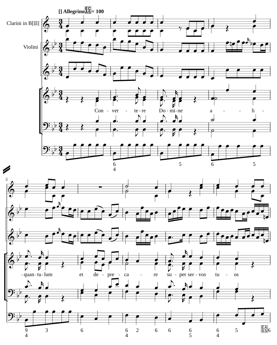 Обратись, Господи (Convertere, Domine, MH 490)