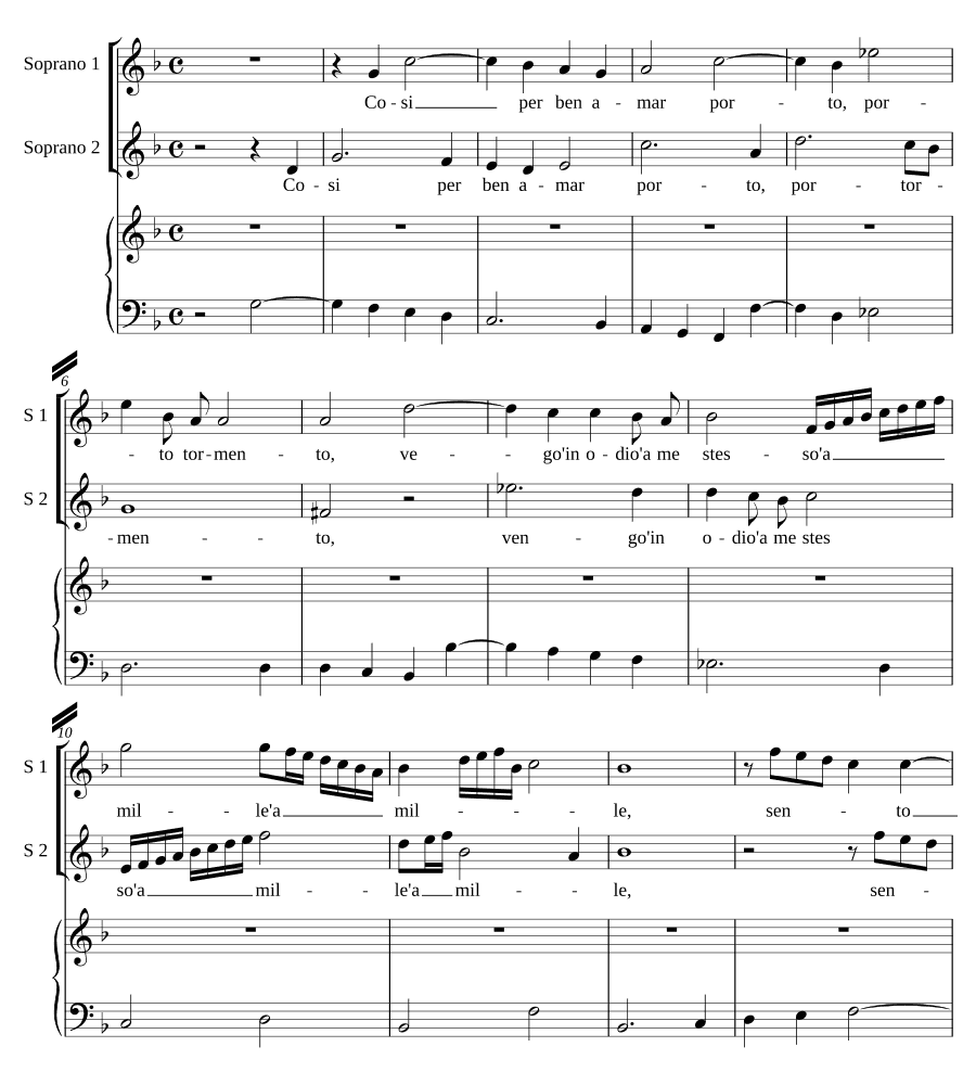 Так для истинной любви (Cosi per ben amar)