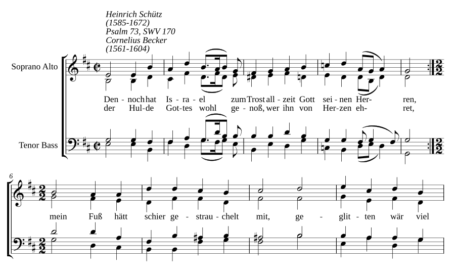 Но Израиль для утешения (Dennoch hat Israel zum Trost, SWV 170)