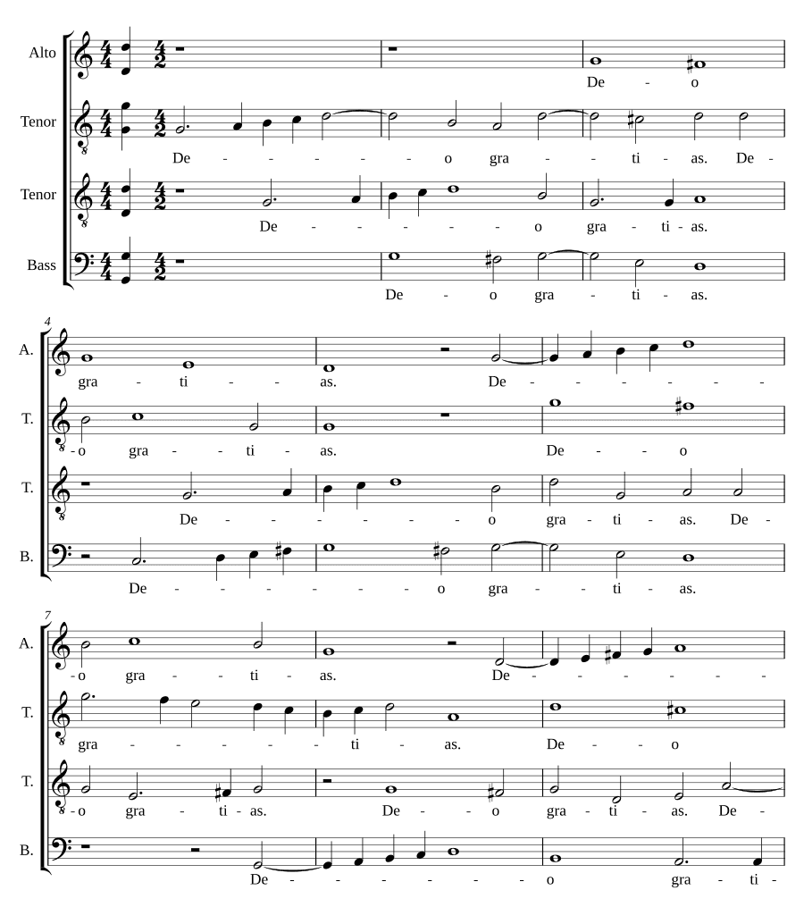 Благодарение Богу (Deo gratias)
