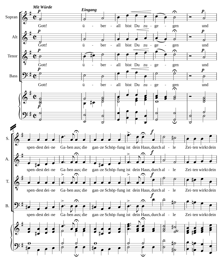 Немецкая хоровая месса (Deutsche Choralmesse)