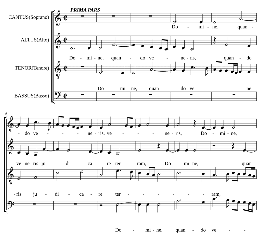 Господи, когда придёшь (Domine, quando veneris)