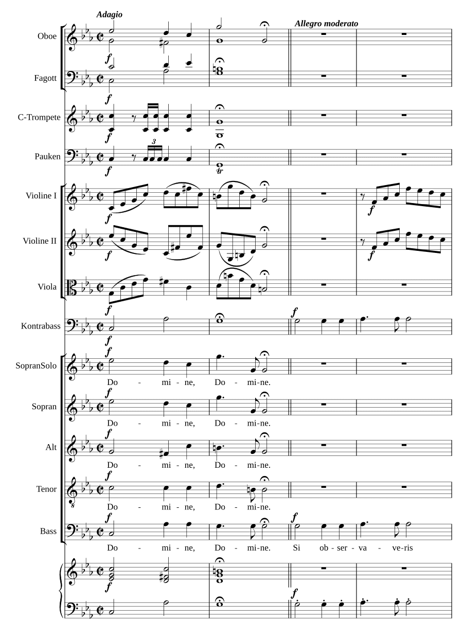 Господи, если (Domine, si)