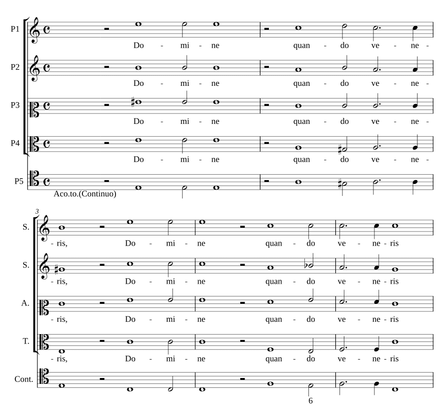 Господи, когда придешь (Domine quando veneris)