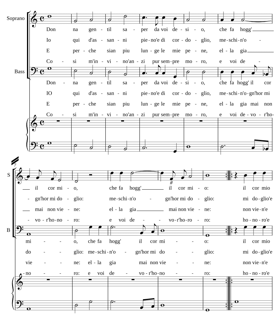 Благородная дама (Donna gentil)
