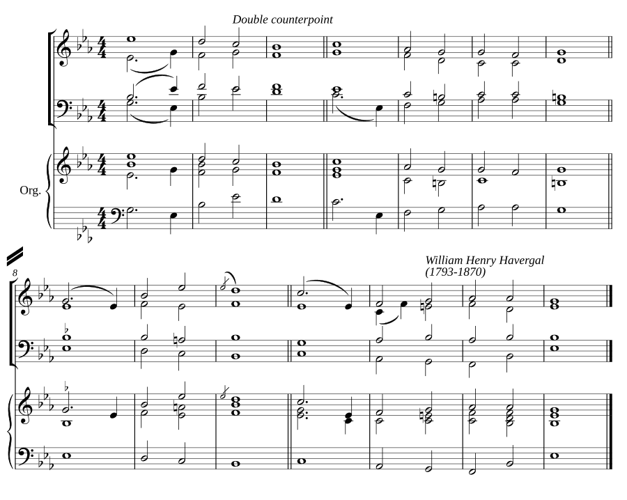 Двойной распев ми-бемоль мажор III (Double chant in E flat major III)