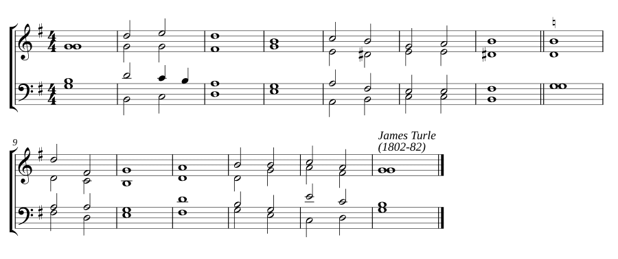 Двойной распев соль мажор III (Double chant in G major III)