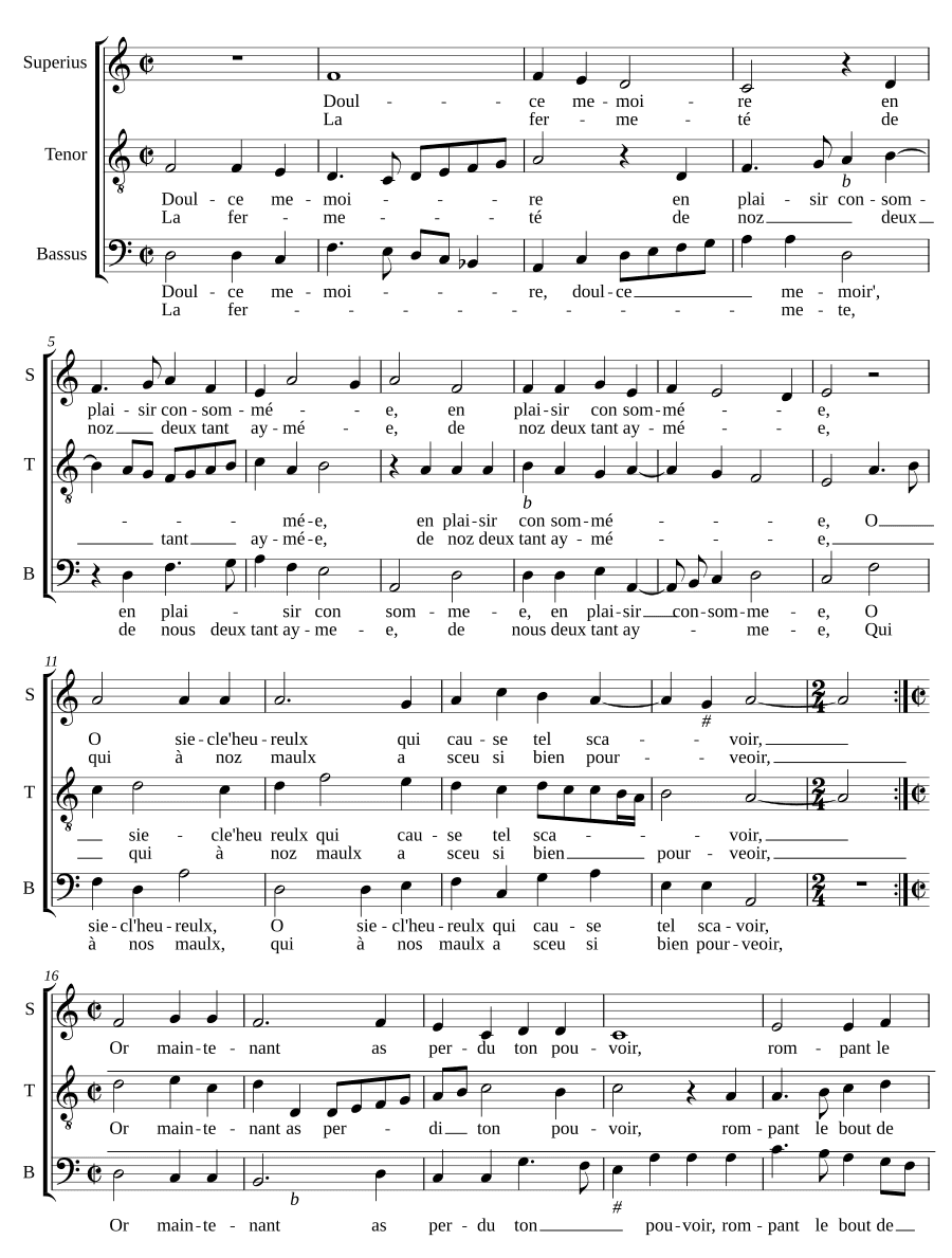 Нежная память (Doulce memoire)