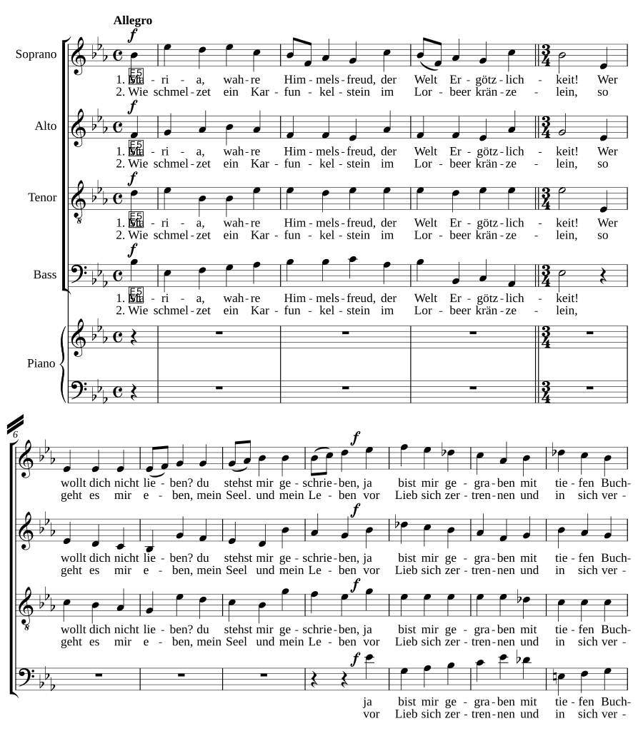 Хвала Марии (Marias Lob). Песня, соч. 22, № 7