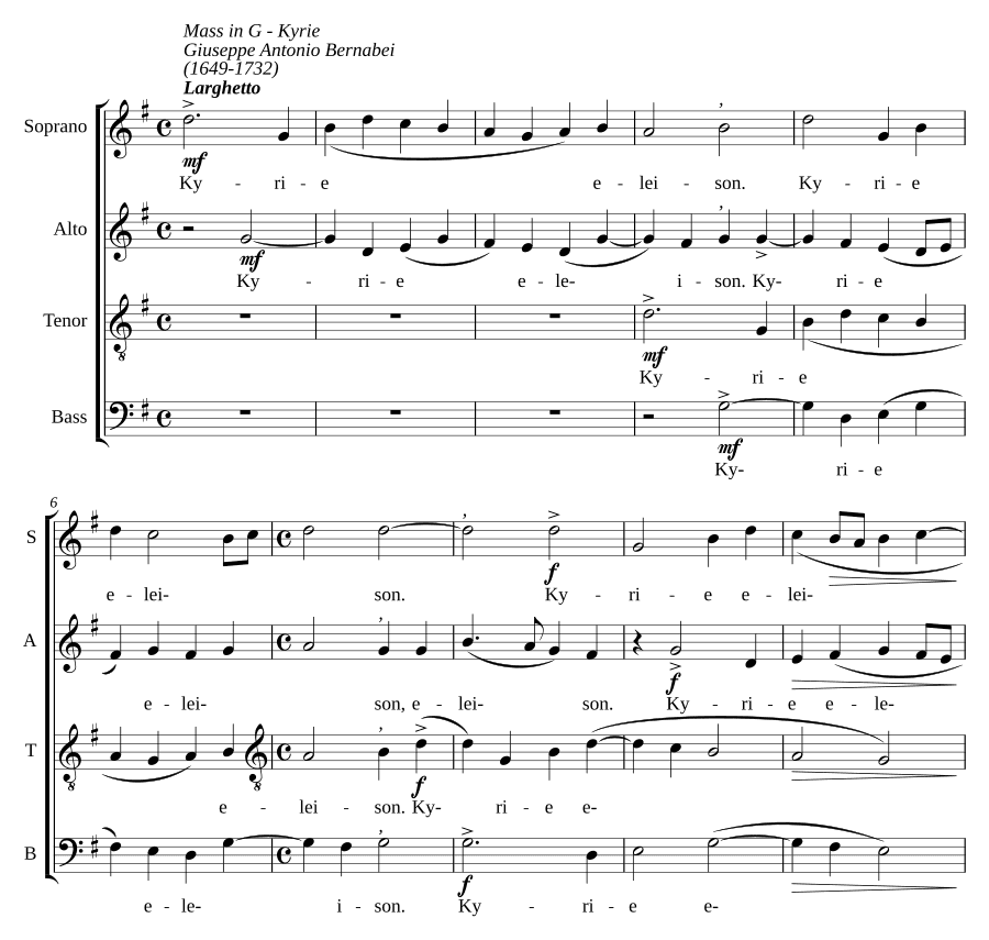 Месса соль мажор (Mass in G)
