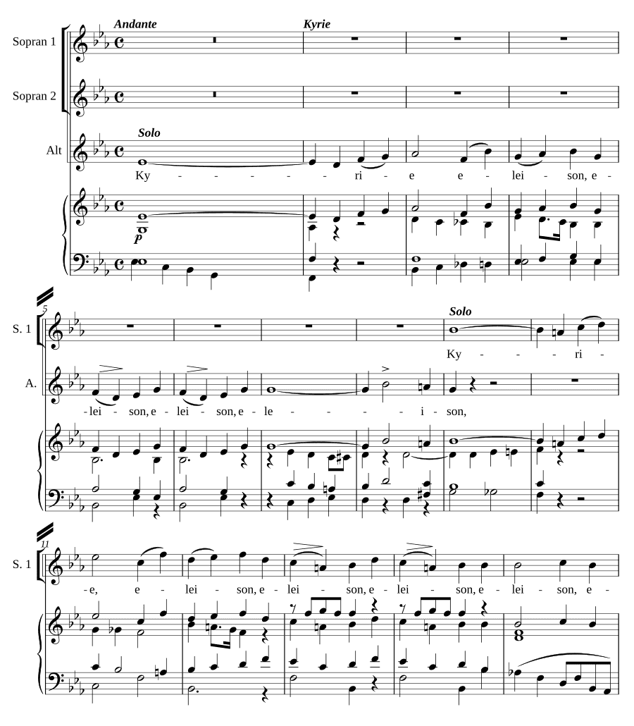 Месса святой Терезии (Messa Santa Theresia)