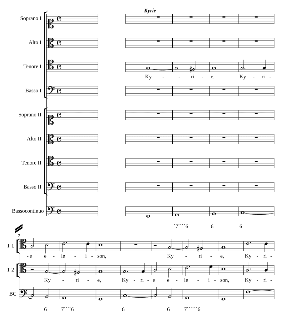 Месса вторая концертная на 8 (Messa Seconda concertata a 8)