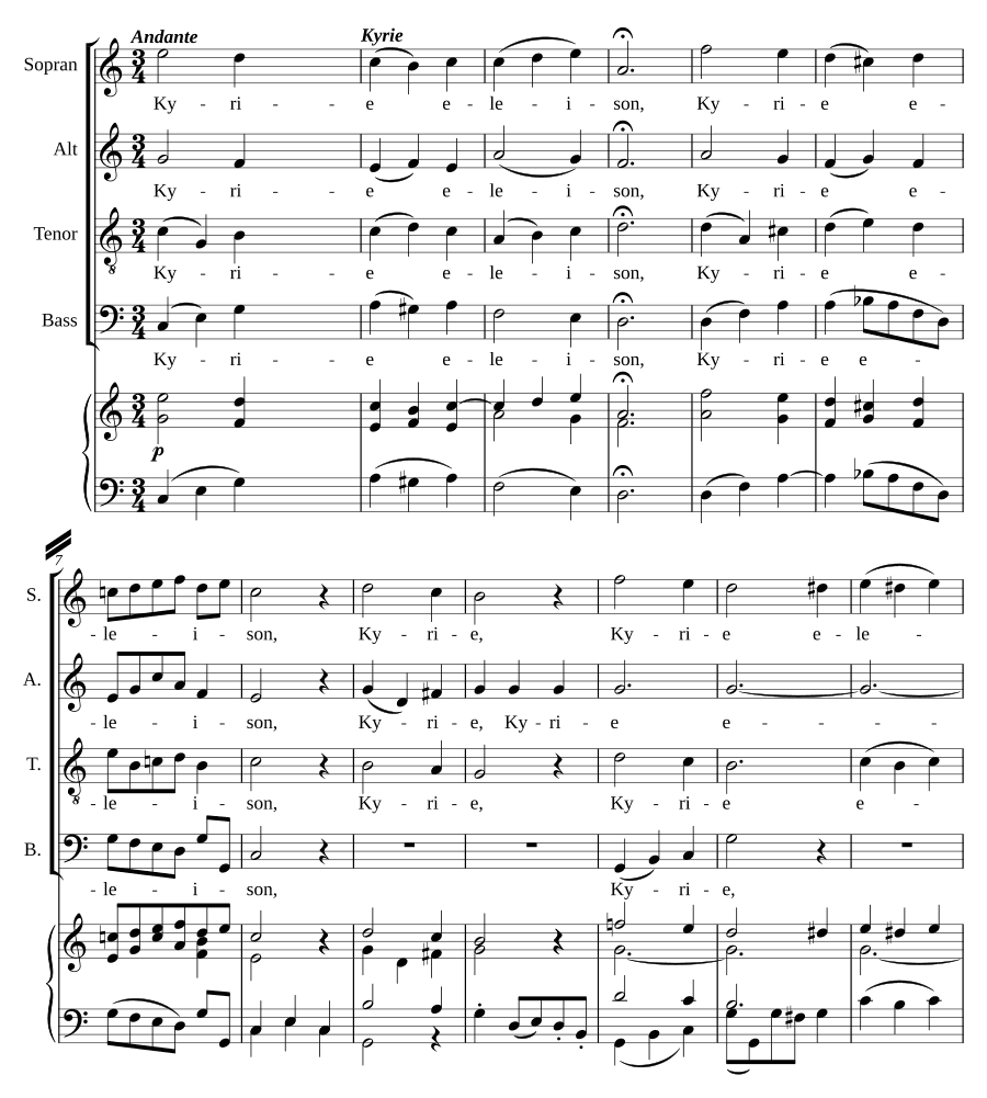 Месса для Адвента и Поста (Messe für Advent und Fasten)