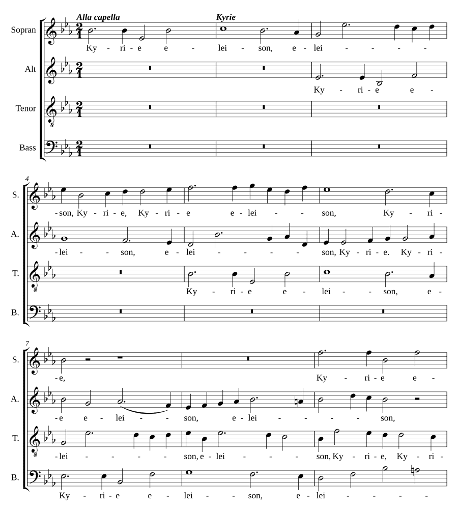 Месса ми-бемоль мажор, JWV 57 (Messe in E-flat major, JWV 57)