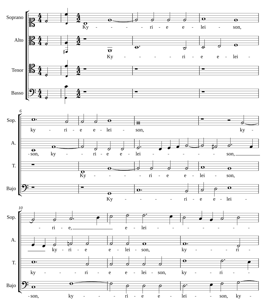 Месса «Мария Магдалина» на 4 (Misa ''Mariæ Magdalenæ'' a 4)
