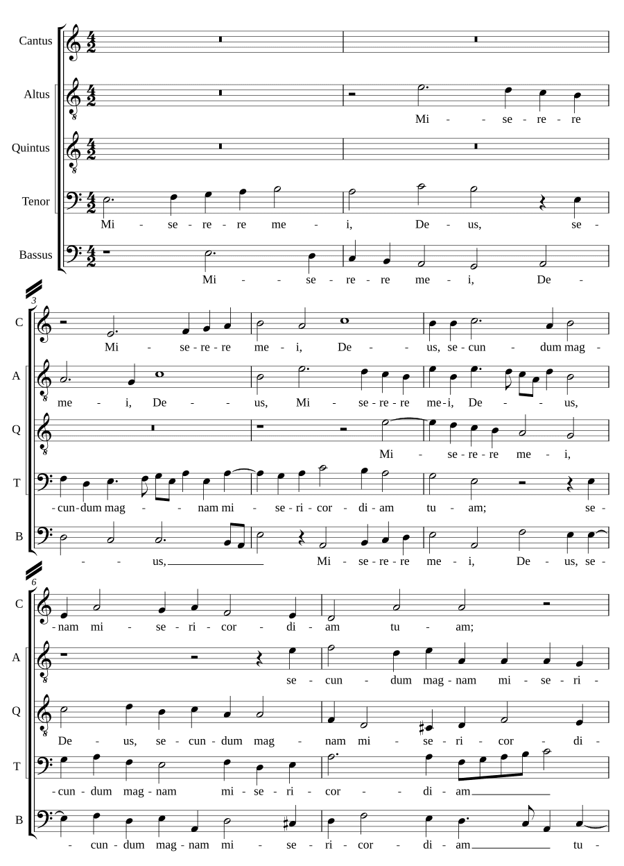 Помилуй меня, Боже (Miserere mei Deus)