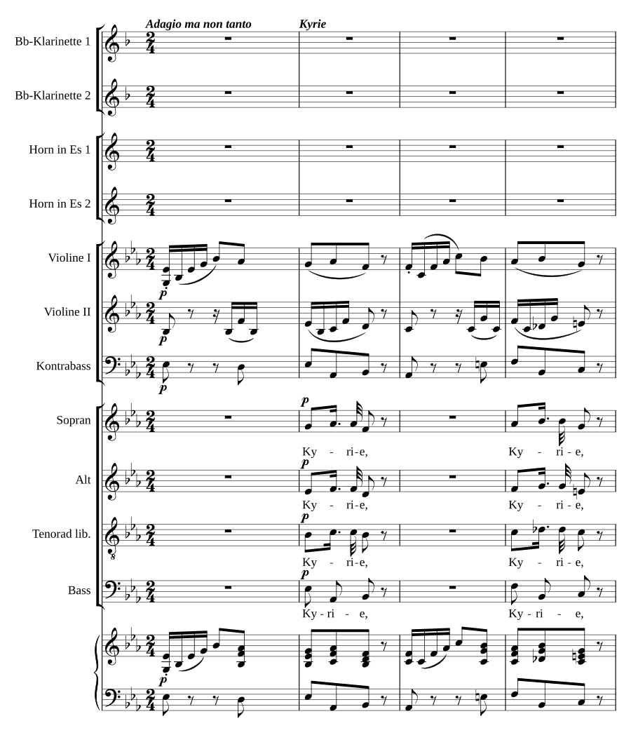 Месса «Блаженны плачущие» (Missa "Seelig sind die Trauernden")