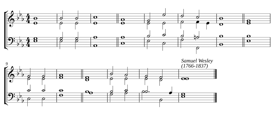 Двойной распев ми-бемоль мажор (Double chant in E flat major)