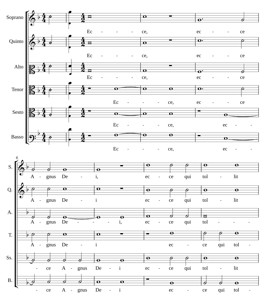 Вот Агнец Божий (Ecce Agnus Dei)